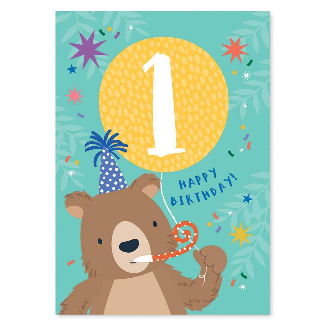 Cute Age 1 Birthday card