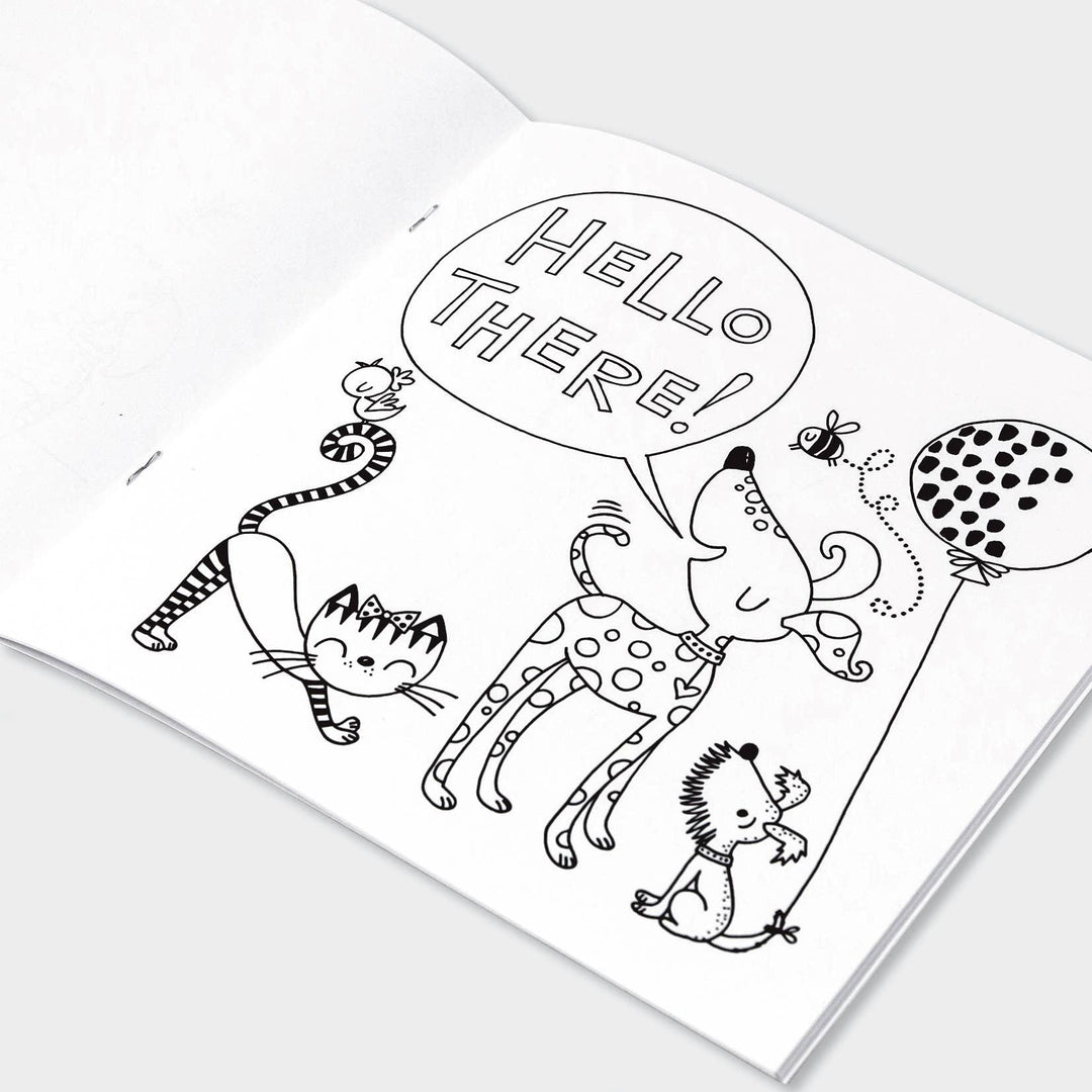 Children's Dogs & Cats Colouring Book