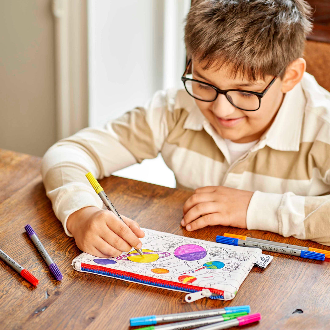 Space Explorer Colouring Pencil Case