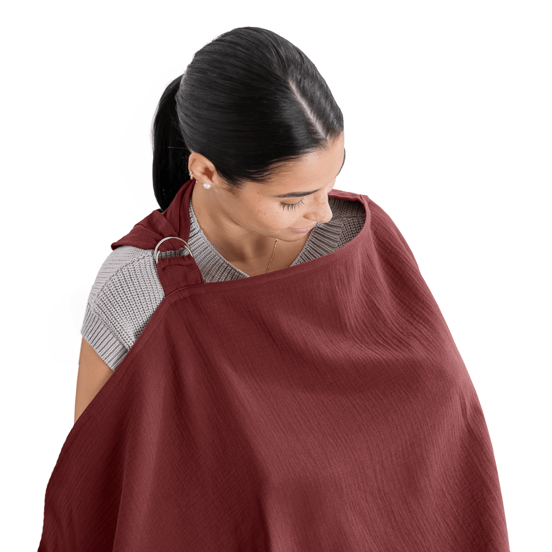 Muslin Nursing Cover Wine