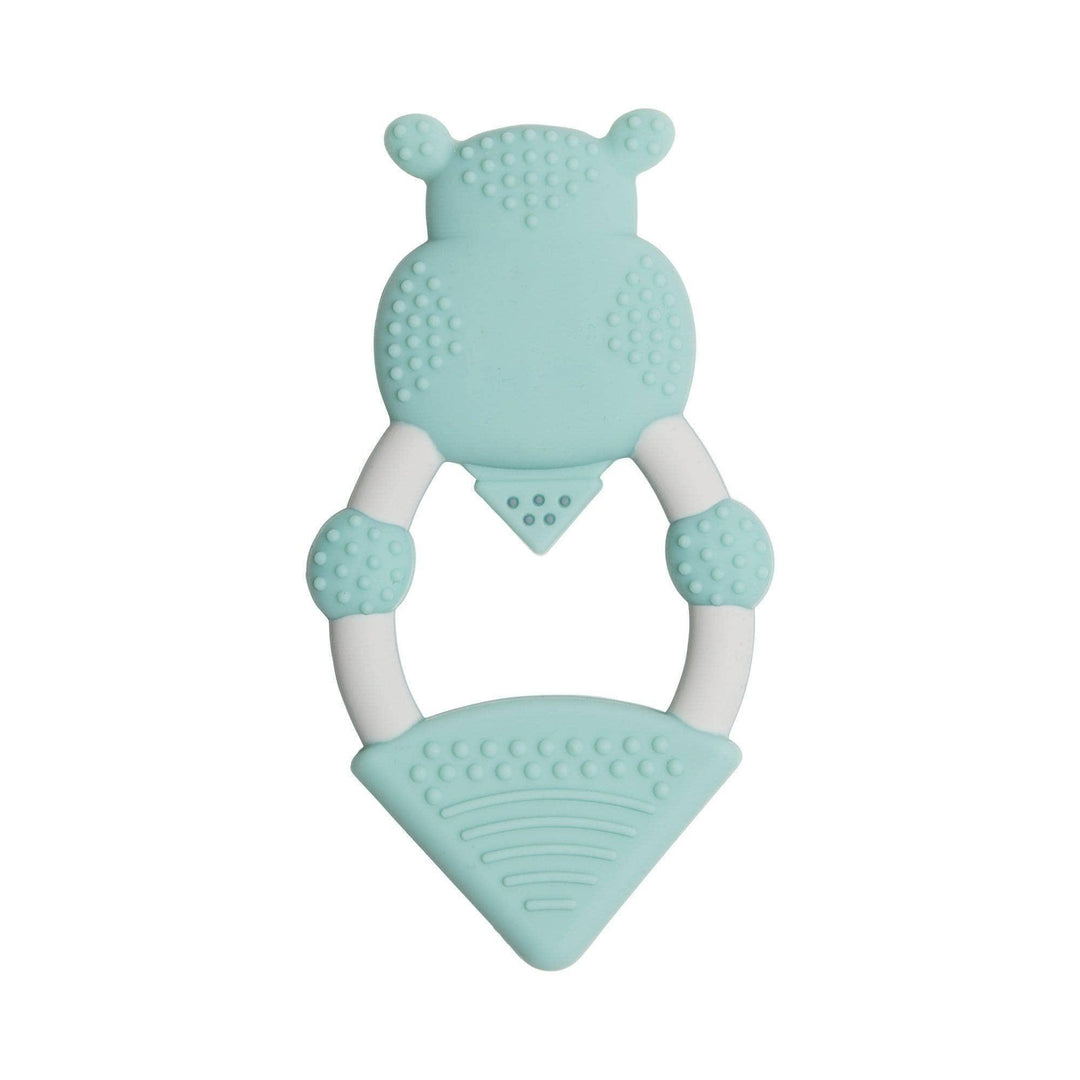 Textured Baby Animal Teether - Chewy the Hippo