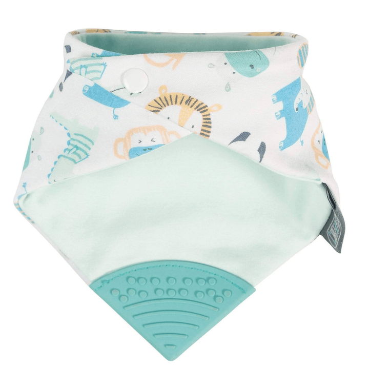 Neckerchew Teething Dribble Bib - Cheeky Animals