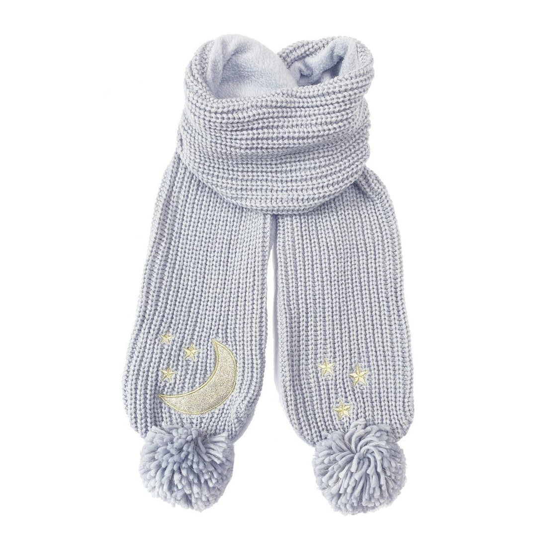 RH Moonlight Grey Knitted Scarf 3-10 Years