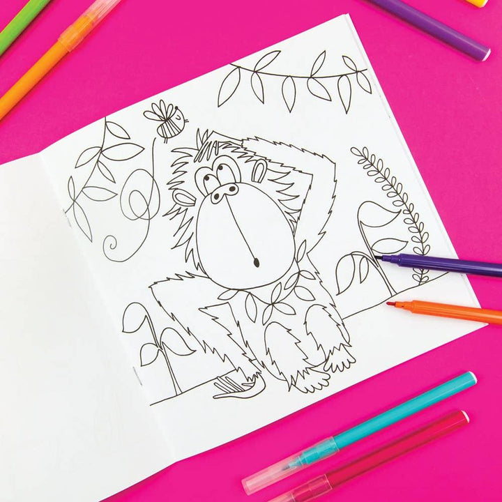 Children's Tropical Adventure Colouring Book