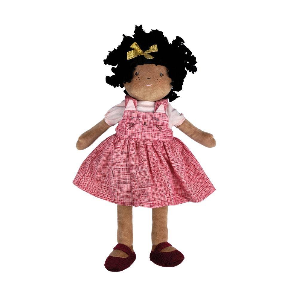 Madison Black Hair Doll with Printed Dress