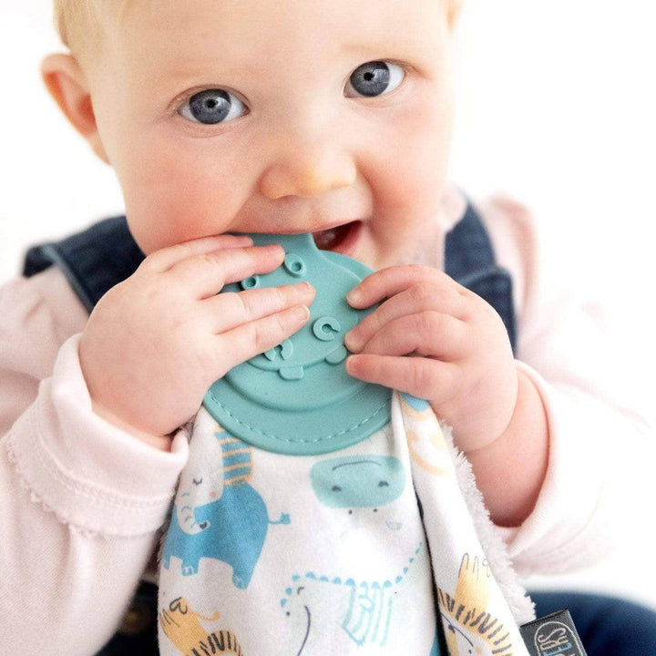 Baby Comforter with Teether - Cheeky Animals