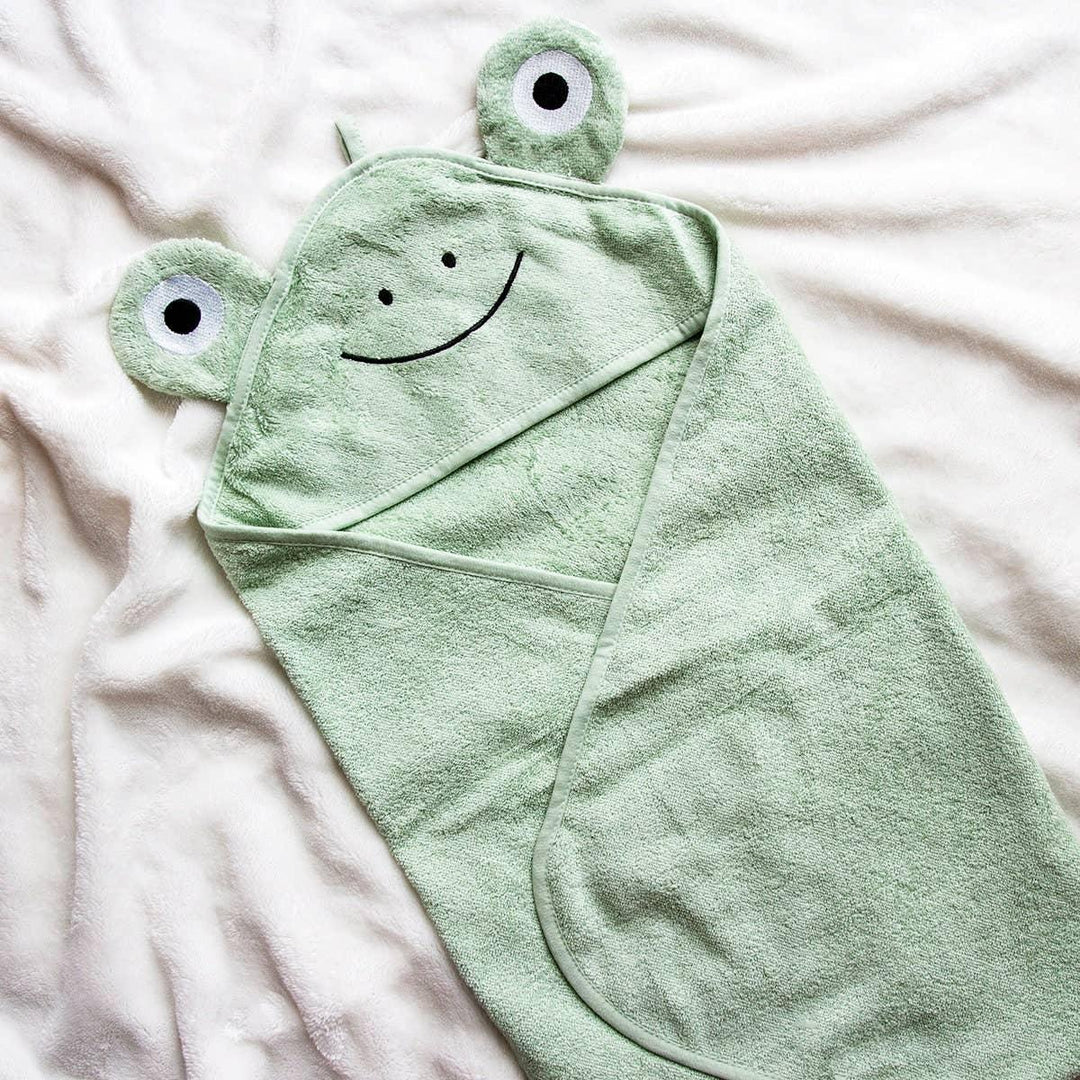 Frog Hooded Cotton Towel