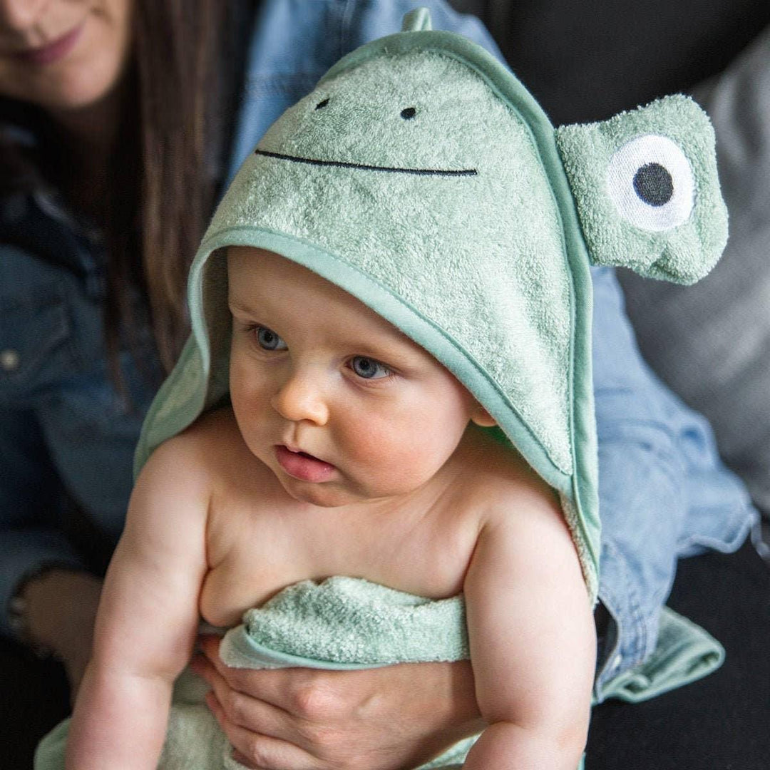 Frog Hooded Cotton Towel