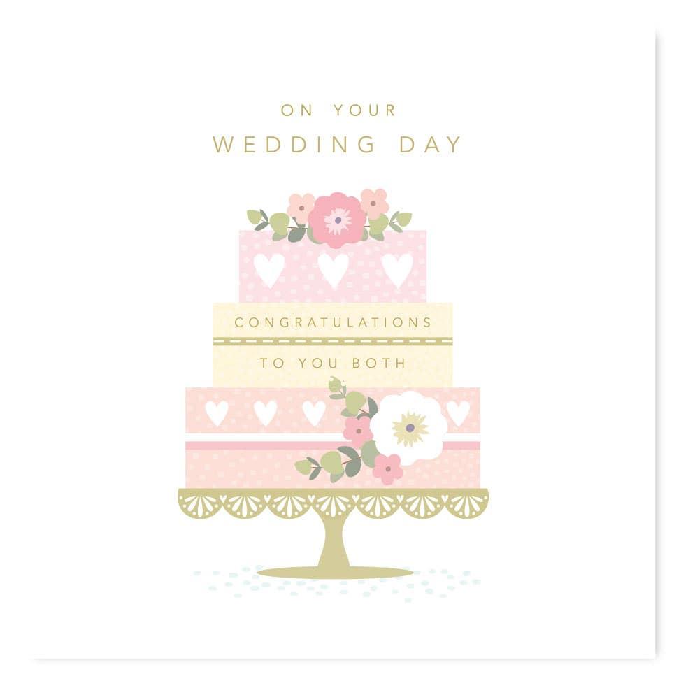 Wedding Day Cake Card