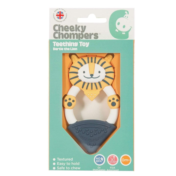 Textured Baby Animal Teether - Bertie the Lion