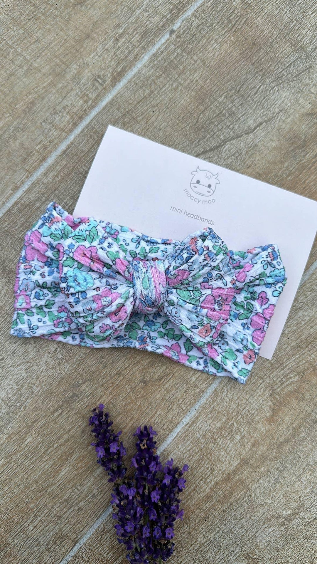 Mini headband - Floral Baby