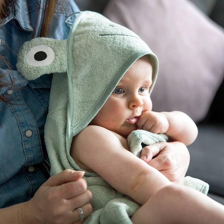 Frog Hooded Cotton Towel