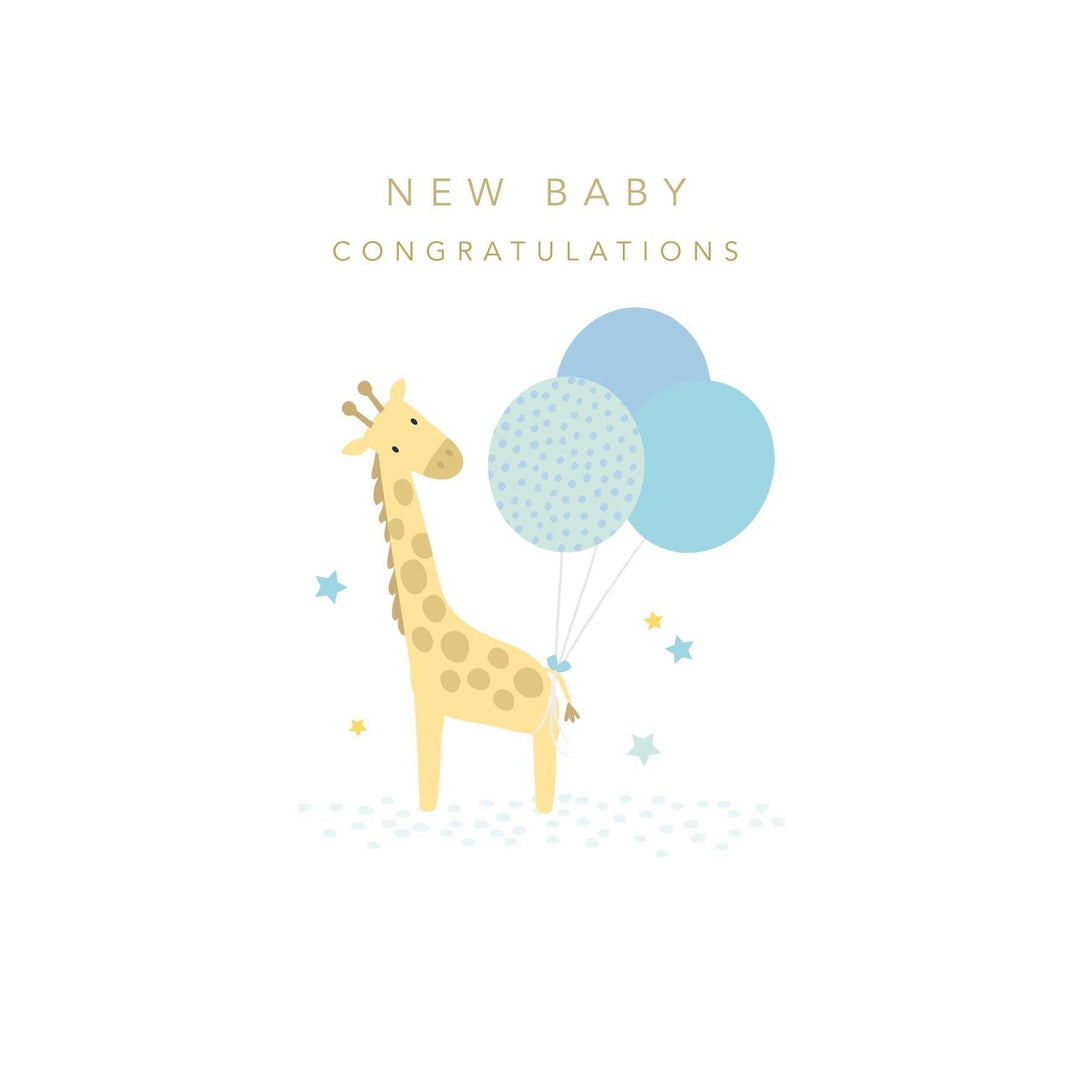 New Baby Cute Giraffe Card