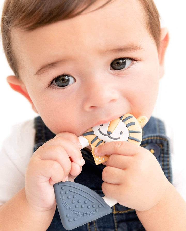 Textured Baby Animal Teether - Bertie the Lion