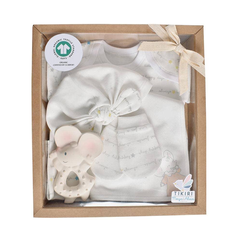 TIKIRI Meiya the Mouse New Born Baby Gift Set