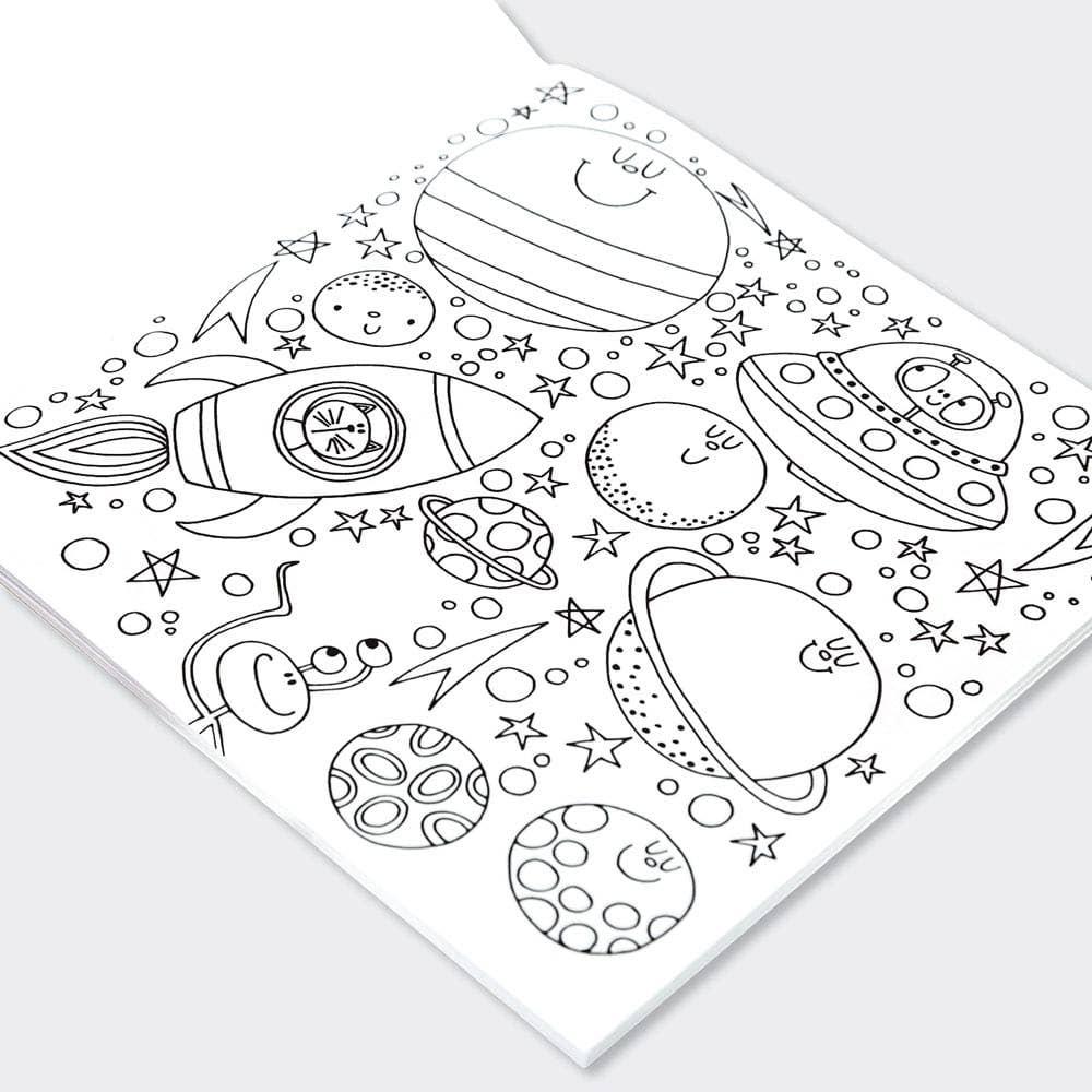 Children's Adventures In Space Colouring Book