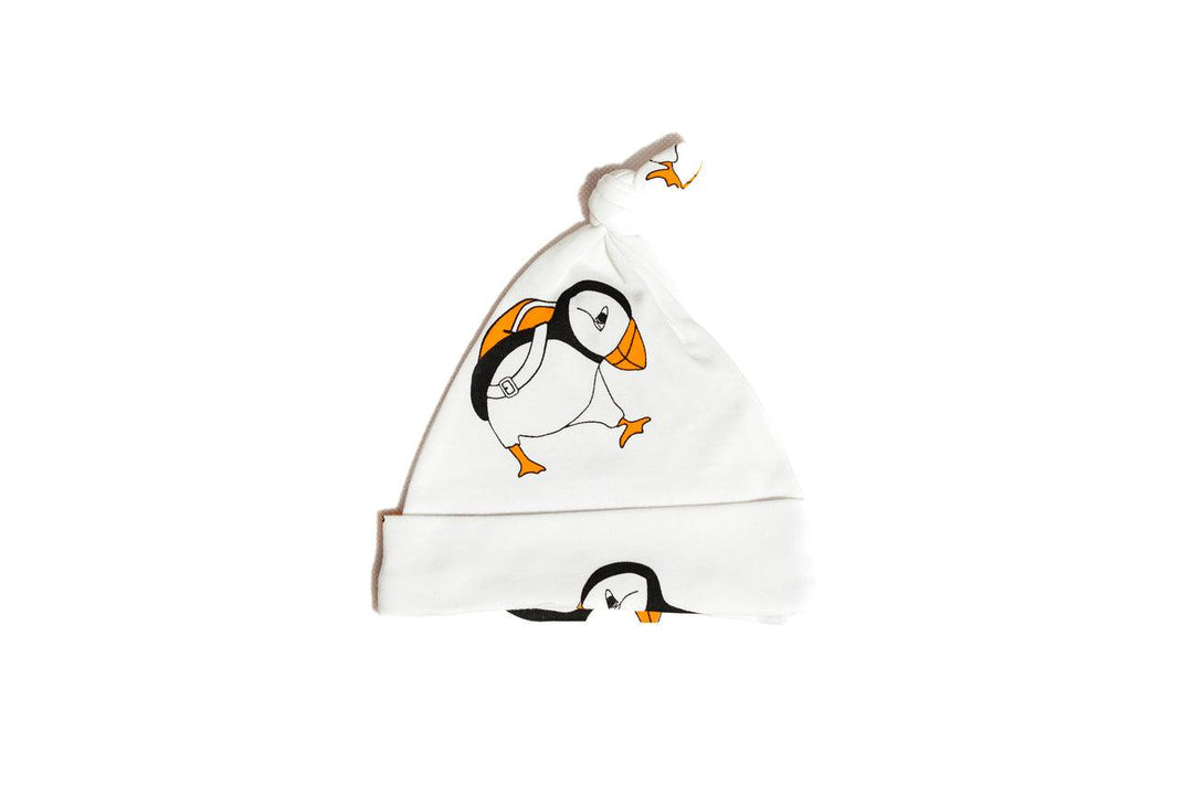 Doctor Mother Other DMO  0-6 Months Puffin Top Knot Baby Hat