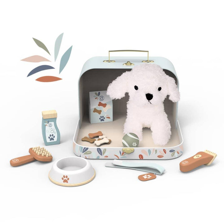 My Little Dog + 9 Wooden Toy Pieces with Suitcase