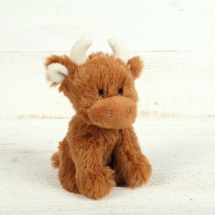 Mini Brown Highland Cow