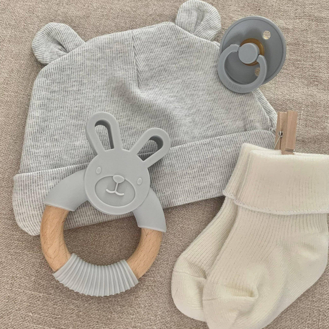 Bunny teether - Light grey