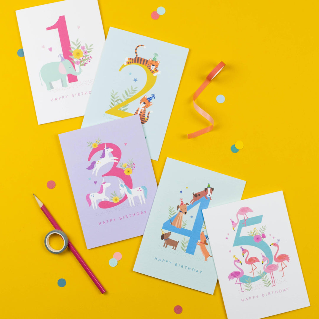 Happy Birthday Card | Age 3 Dinosaur Card