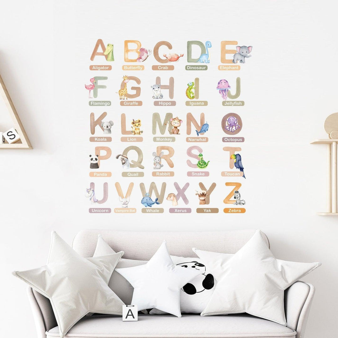 Live Vida Animal Alphabet Boho