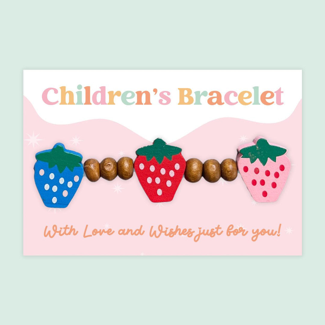 Strawberry Children Bracelet