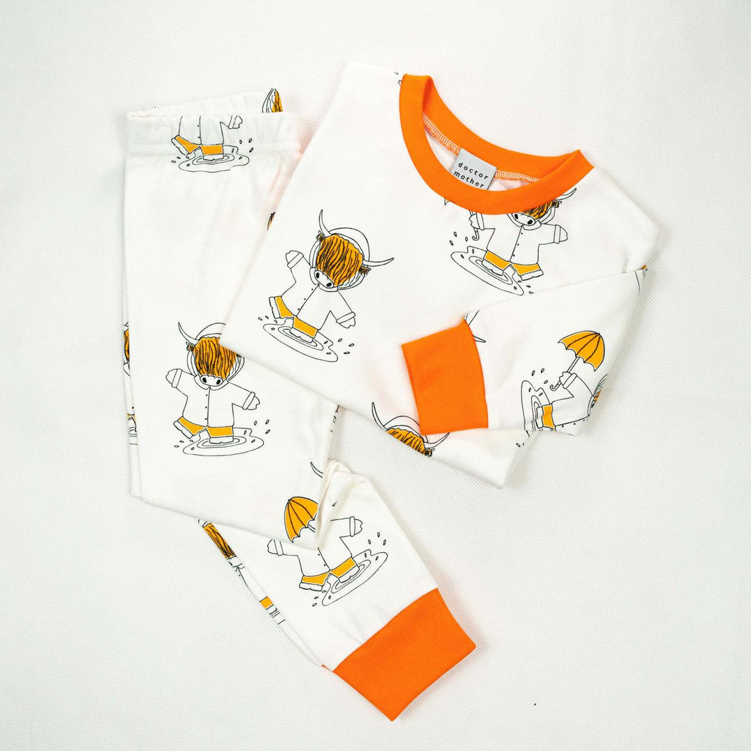 DMO Highland Cow Children's Pyjamas 1-2yrs