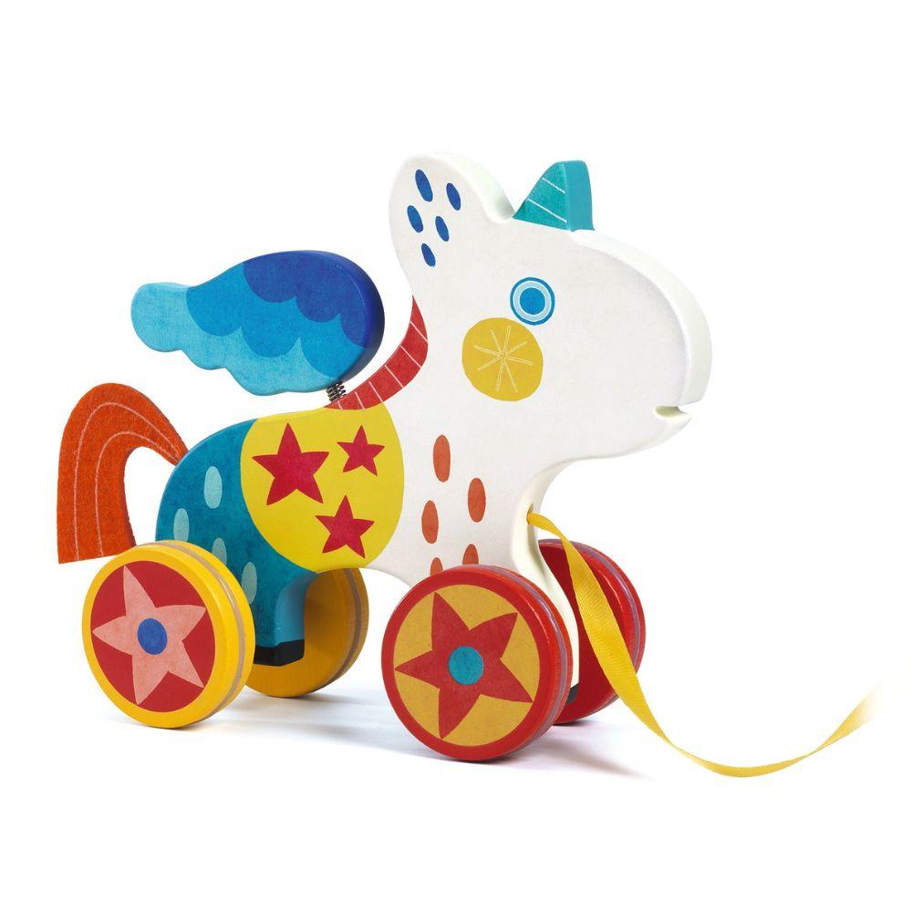 Vadim Unicorn Pull Along Toy