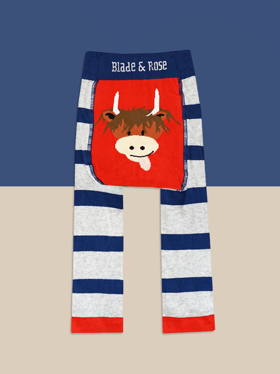 BR Hamish Highland Cow Leggings 0-6months