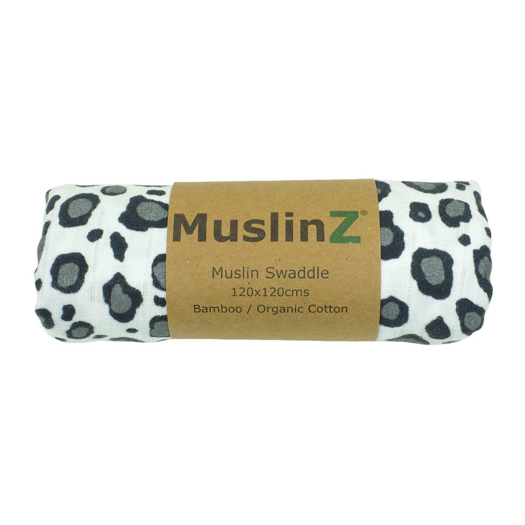 Muslinz Muslin Swaddle Leopard