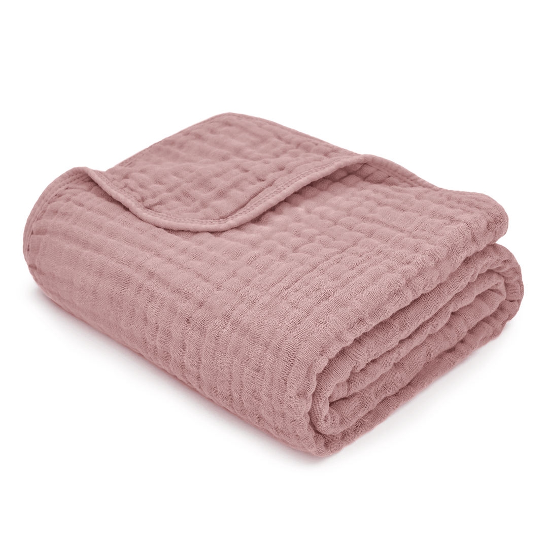 Muslin Blanket Mauve