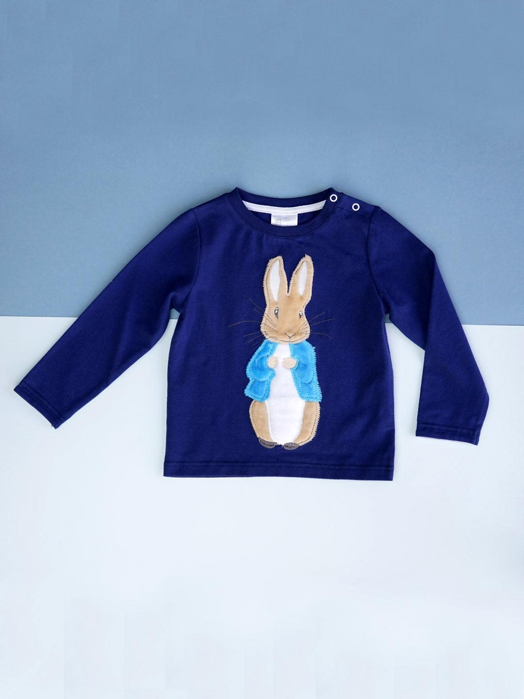 BR Peter Rabbit Navy Top 1-2yrs