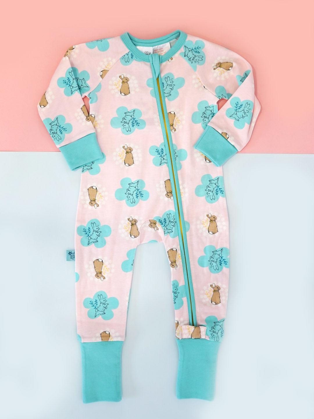 Blade and Rose Peter Rabbit Pretty Garden Zip Up Romper