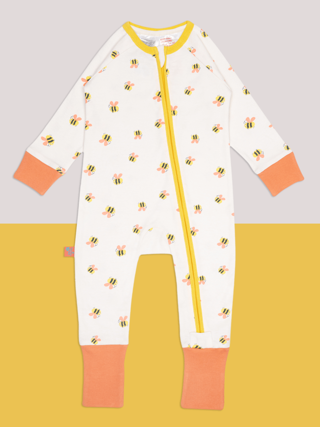 Blade and Rose Honey Bee Zip Up Romper