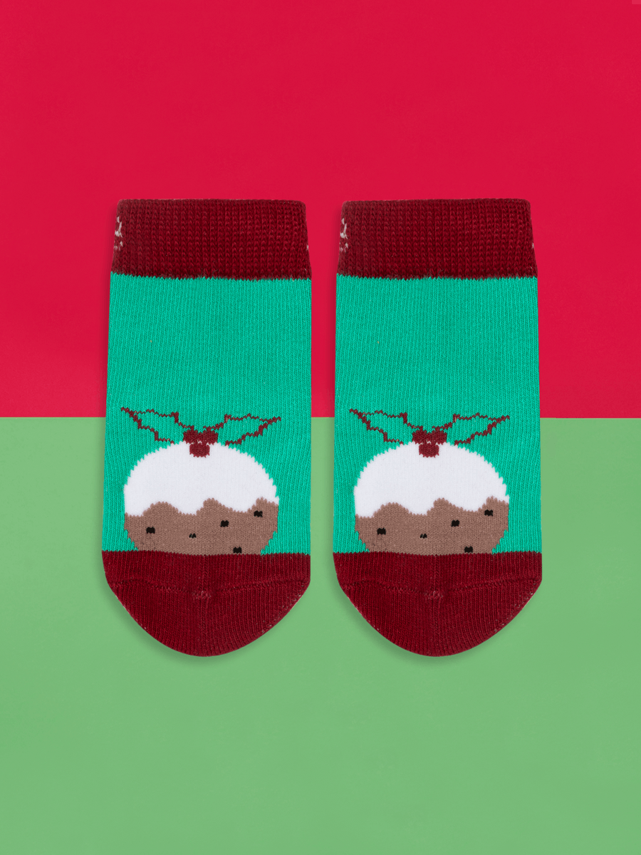 Blade And Rose Christmas Pudding Socks