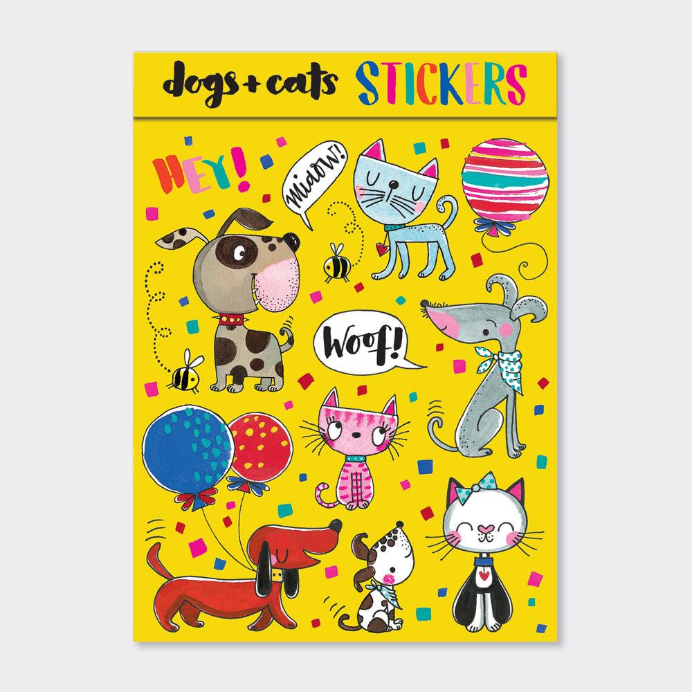 Rachel Ellen Designs Dogs And Cats Stickers