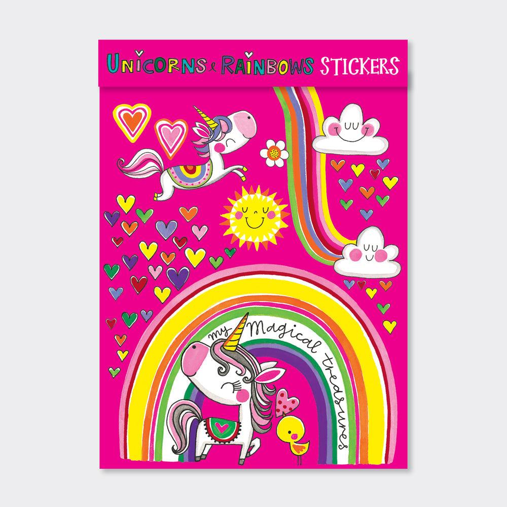 Rachel Ellen Designs Unicorn And Rainbows Stickers