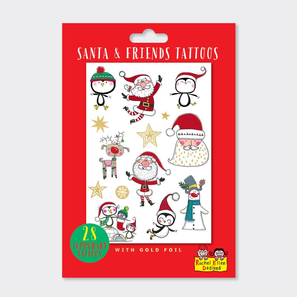 Rachel Ellen Designs Santa And Friends Tattoos