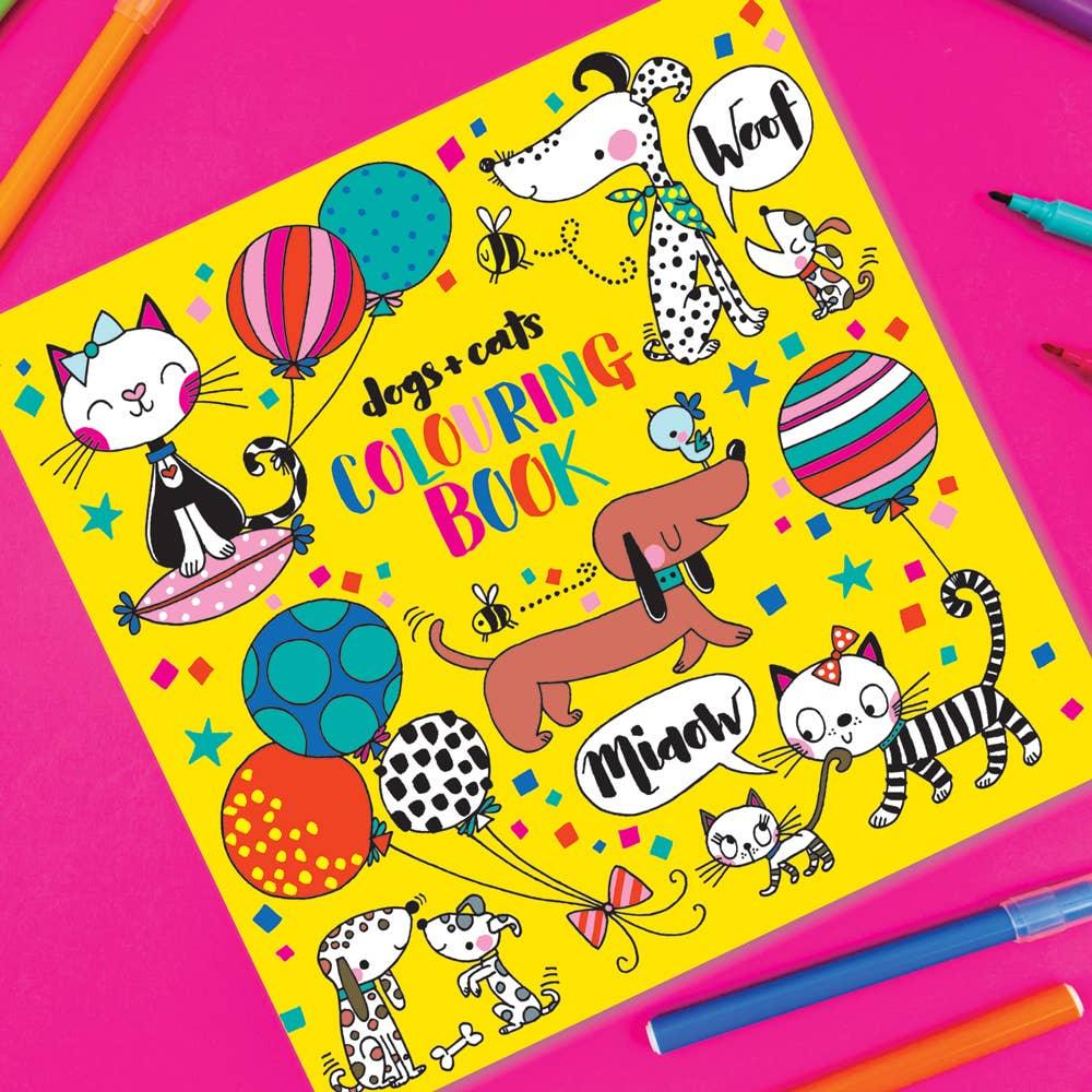 Children's Dogs & Cats Colouring Book