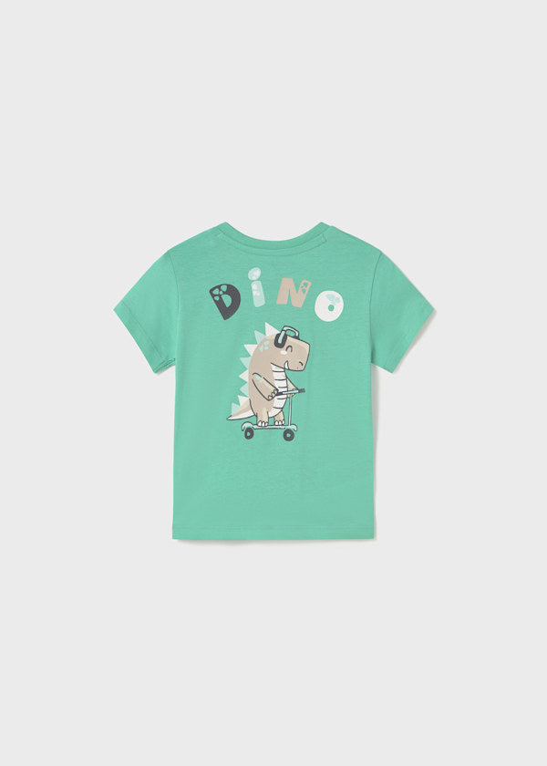 Mayoral Green Dinosaur T-Shirt