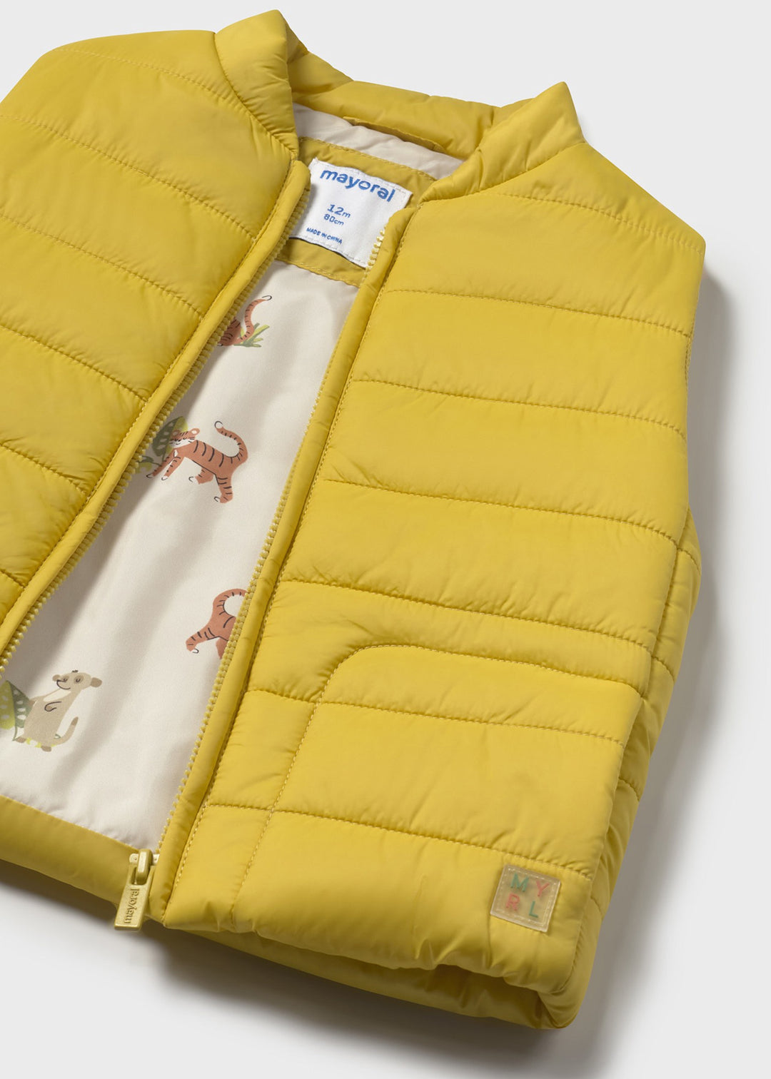 Mayoral Ultra Lightweight Padded Gilet - Mustard