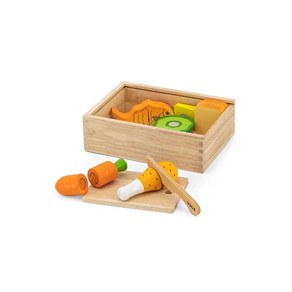 Wooden Cutting Lunch Set