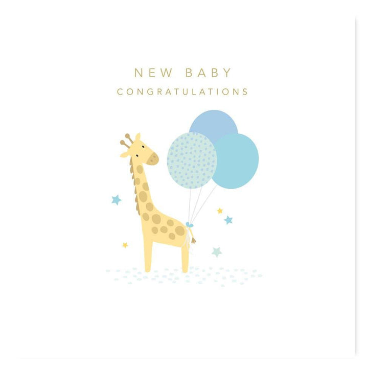 New Baby Cute Giraffe Card