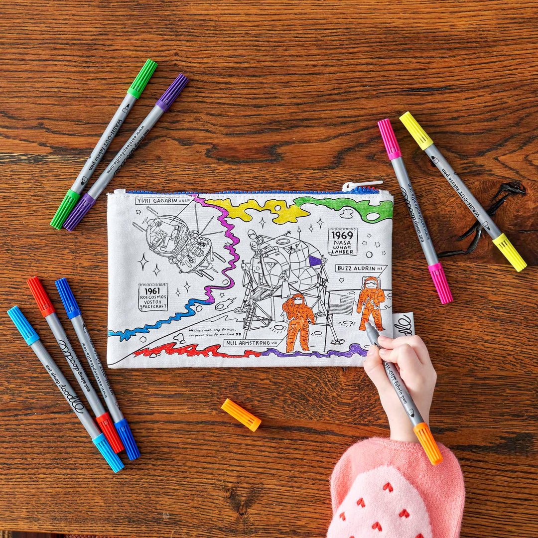 Space Explorer Colouring Pencil Case