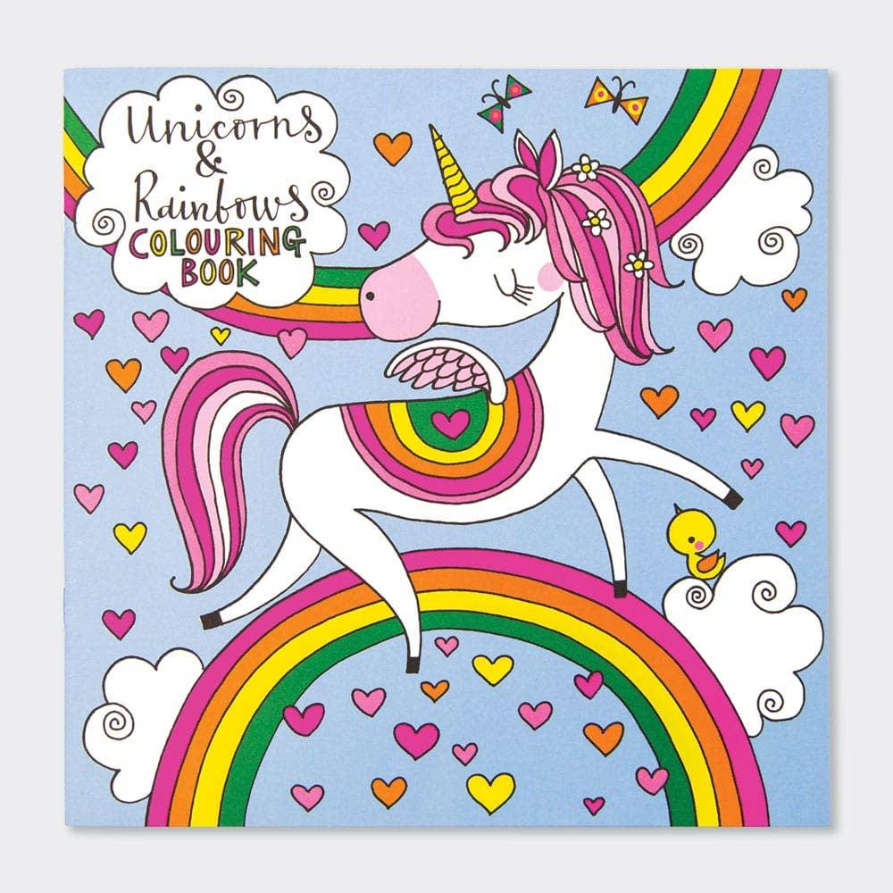 Children's Unicorns & Rainbows Colouring Book