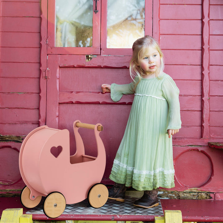 Moover Classic Dolls Pram - Coral