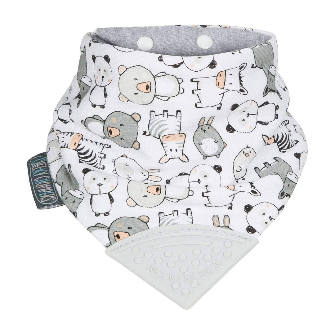 Neckerchew Teething Dribble Bib - Panda Pals