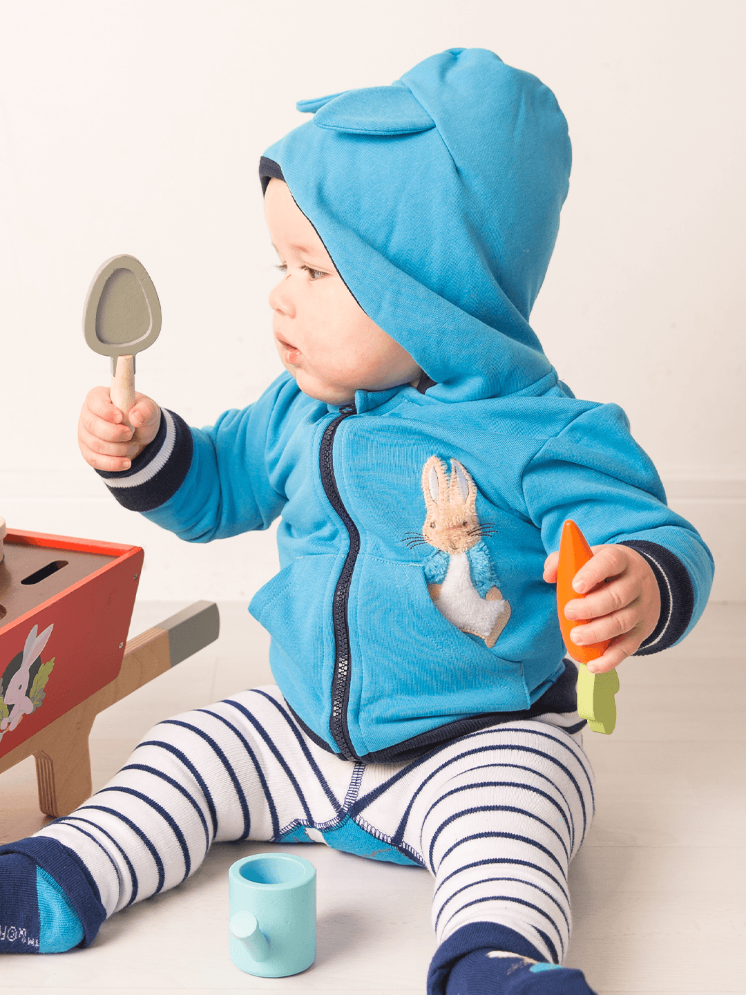 Peter Rabbit Blue Hoodie