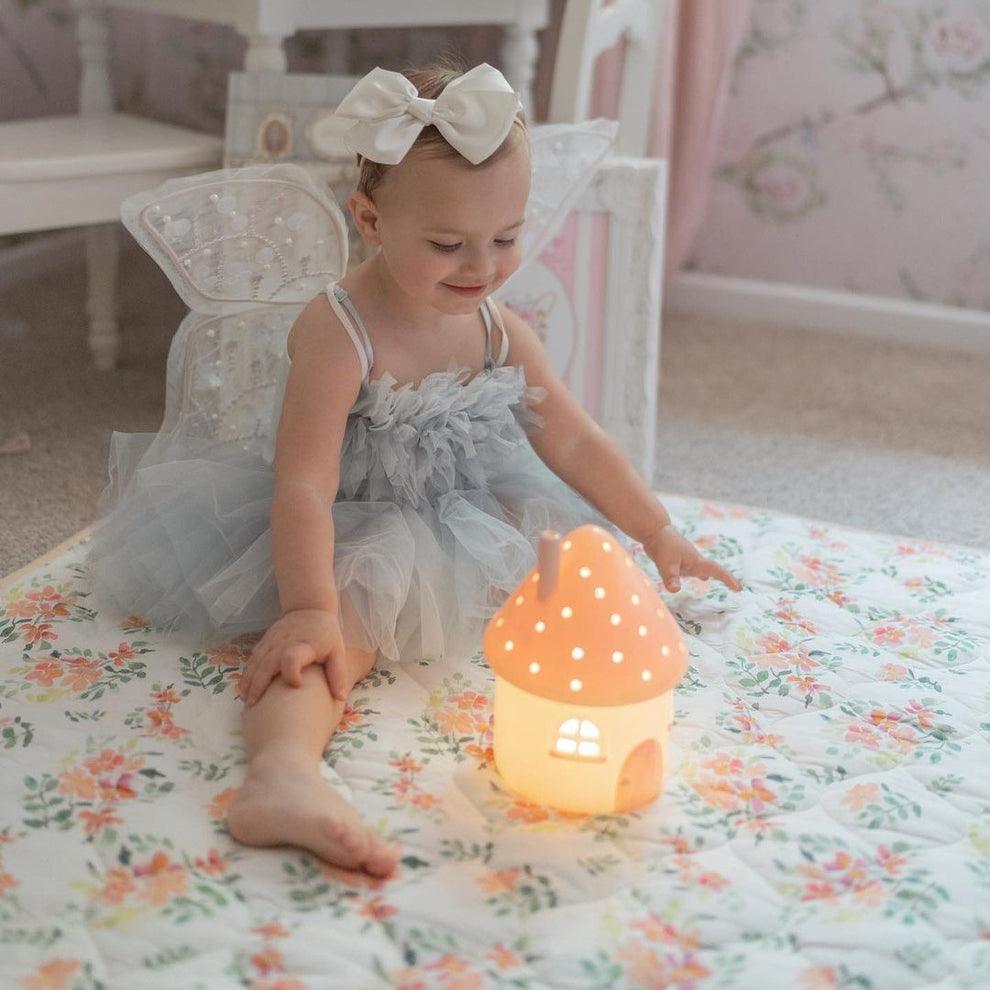 Little Belle Elfin House NightLight Pink